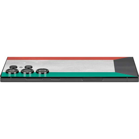 Kuwait Flag Distressed Galaxy S24 Ultra Skin